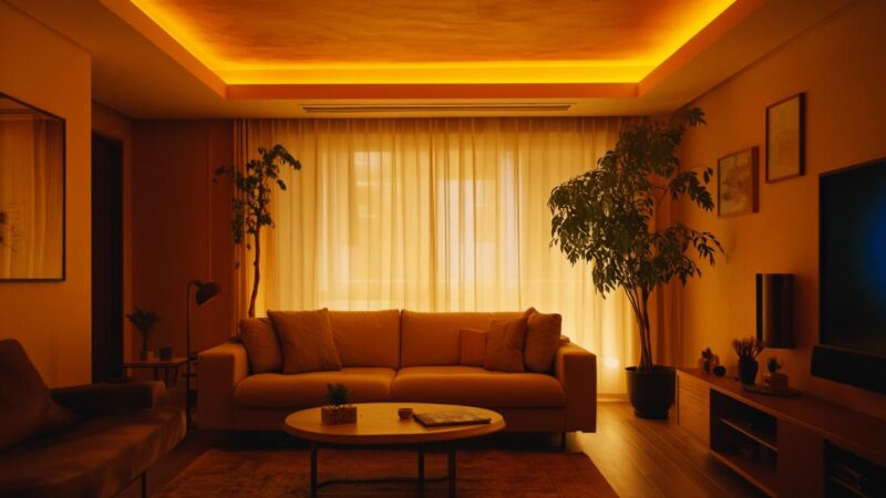Fini les cables electriques apparents : optez pour des luminaires connectes sans fil au plafond