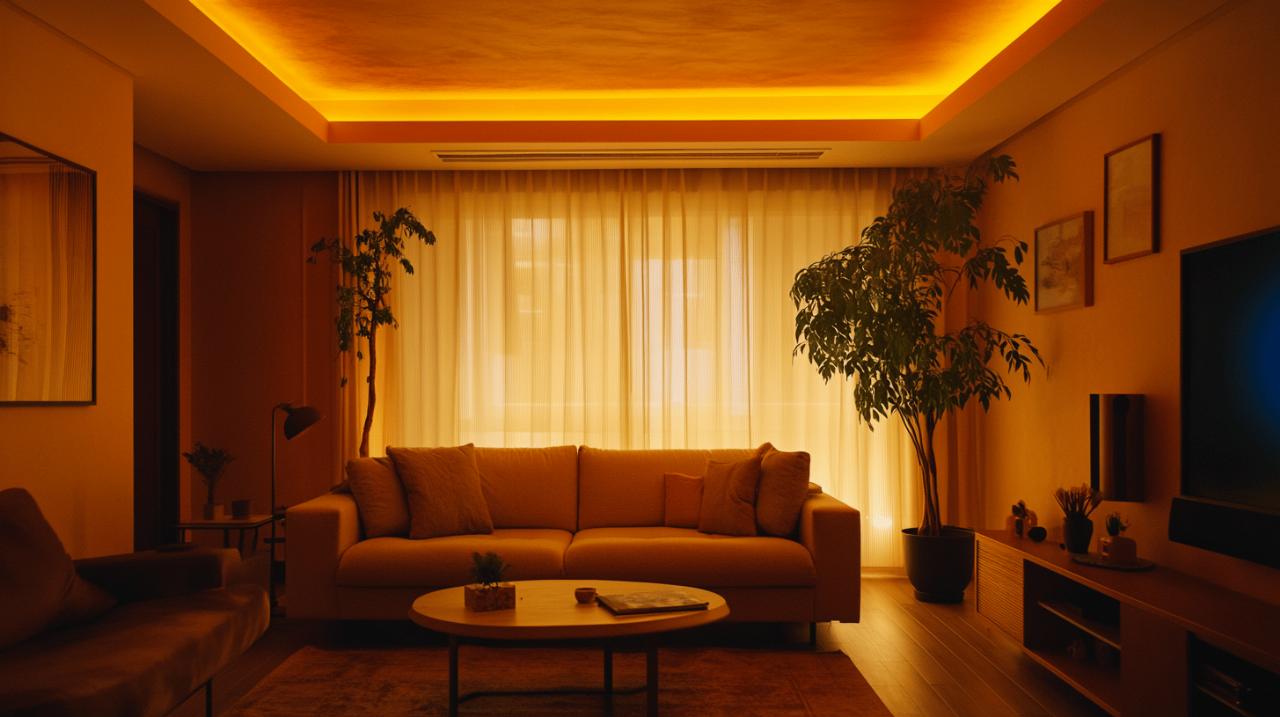 Fini les cables electriques apparents : optez pour des luminaires connectes sans fil au plafond